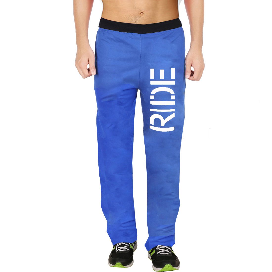 graphic track pants
