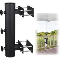 Support Parasol Pour Balustrade Terrasse - Fixation Solide Pour Balcon, Jardin Ou Bateau