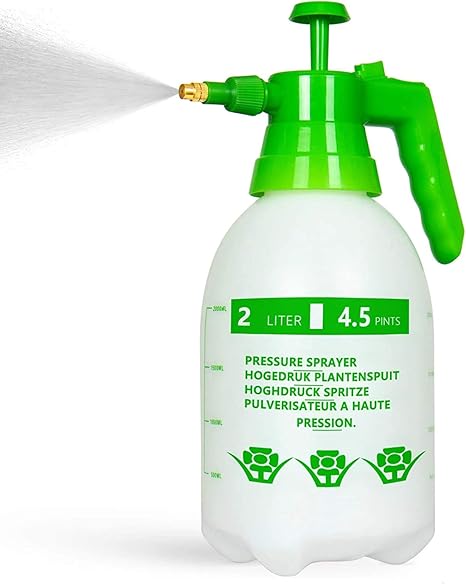 Amazon Apstour 蓄圧式噴霧器 ポータブル 手動タイプ ハンディーポンプ 肥料散布 霧吹き ペットバス 消毒 園芸水やり 家庭の掃除 洗車 白 噴霧器