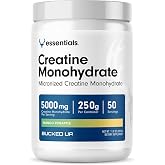 Bucked Up Mango Pineapple Creatine for Women and Men - Easy to Mix Vegetarian - Flavored Creatine Monohydrate Powder - Made in USA - 5G Per Serving - 50 Servings - 250 Grams Per Container