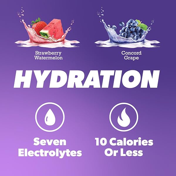PURE KICK X WARCRAFT RUMBLE LIMITED EDITION ENERGY & HYDRATION SINGLES TO GO DRINK MIX – VARIETY PACK – BLACK CHERRY POMEGRANATE, ORANGE PASSION FRUIT, STRAWBERRY WATERMELON, CONCORD GRAPE – 30 TOTAL PACKETS