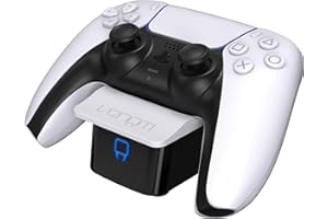 Venom White PS5 Controller Single Docking Station