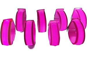 SZJMAO 8 Pack LED Bracelets Light Up Wristbands,Glow Flashing Wristbands Glow in The Dark Party Supplies for Party, Festivals, Sports, Camping,Night Events (Pink)