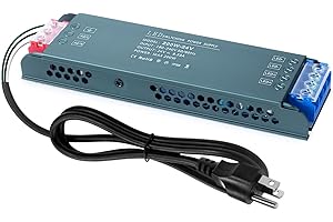 QNNP® LED Driver 200 Watts 24V DC Low Voltage Transformer Power Supply Transformer Adapter AC 110V to 24V DC, LED Power Supply for Indoor LED Lighting