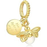 Alstade Birthday Fashion Love Heart Dangle Charm 925 Sterling Silver Charms fits Bracelets and Necklace Pendant Bead Charms Jewelry Present for Women Family Friends