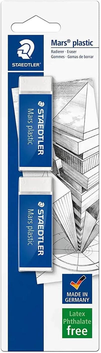 Staedtler Mars Plastic Eraser Pack of 2