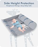 iropro 4-in-1 Baby Changing Table Foldable with Storage 80x60x110 cm view 5