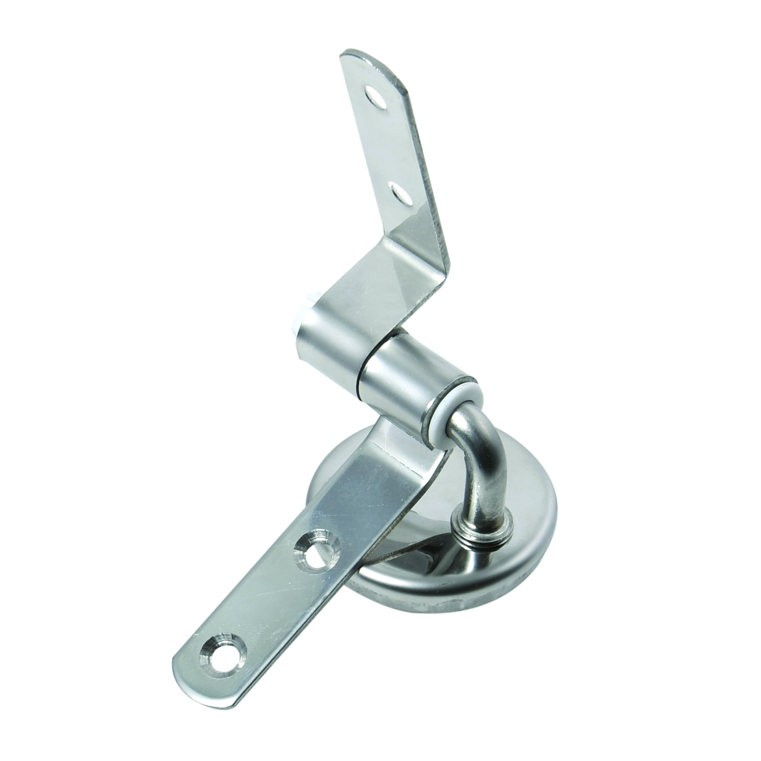 MSV Stainless Steel Hinges for Toilet Seats, Silver