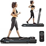REDLIRO Under Desk Treadmill 2 in 1 Walking Pad, Portable, Folding, Electric, Motorized, Walking and Jogging Machine with Rem
