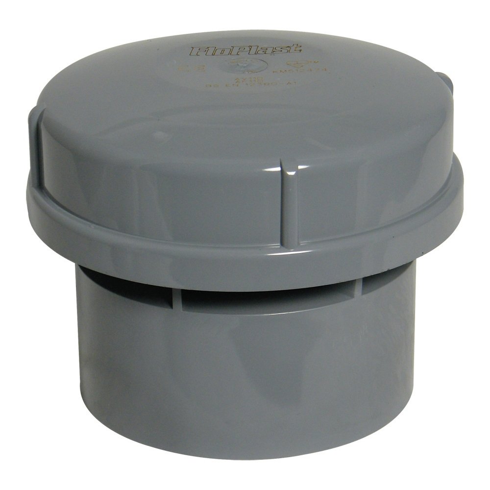 FloPlast AV110G Solvent Weld Air Admittance Valve - Grey