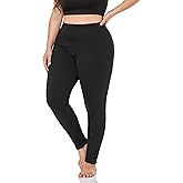 ZERDOCEAN Women's Plus Size Fleece Lined Leggings Winter Warm Thermal Yoga Workout Pants