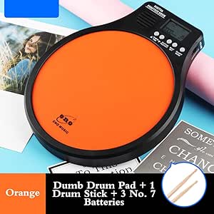 ZHXY Caja sorda 12-Inch Silencioso Drum Pad de práctica ...