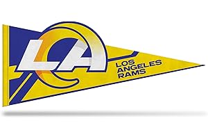 Rico Industries NFL Football Shape Cut Soft Felt Pennant - EZ to Hang - Home Décor (Game Room, Man Cave, Bed Room)