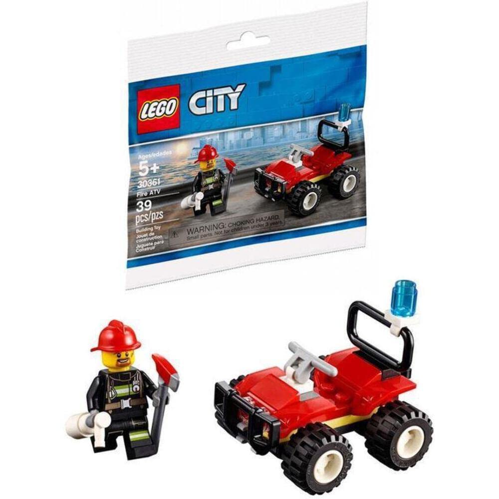 LEGO 30361 Fire Brigade Buggy Building Blocks, Colourful, One Size, Pack of 39