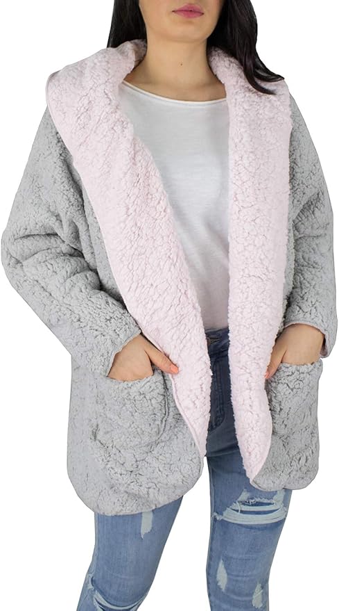 Chaqueta borrego mujer reversible Clearance