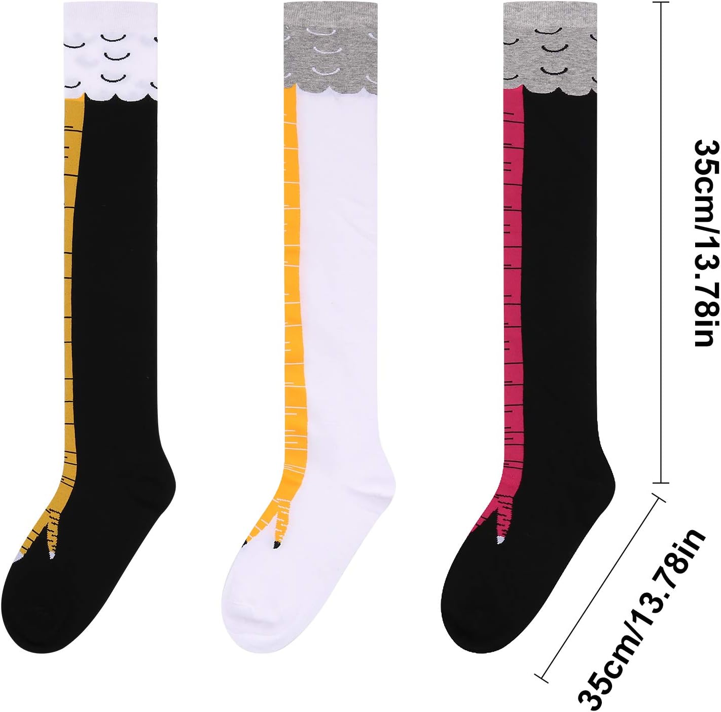 fidget pencil 3 Pairs Chicken Leg Socks 