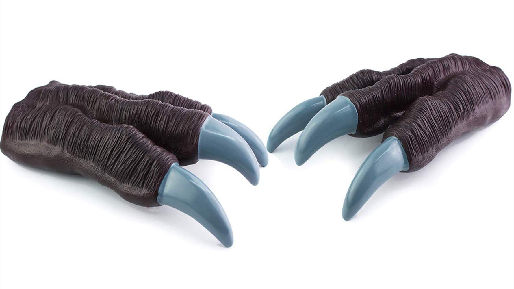 Ulalaza 1 Pair Dinosaur Claws Dino Cosplay Paw Gloves Costume Accessories for Velociraptor Pretend Party Supplies