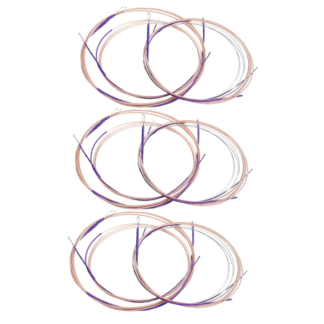 SAFIGLE 12 Pcs Pipa Strings Lute Instrument Replacement Neck Turkish Baglama Go-parts Chinese Lute Supplies Parts for Hexagon Tiles Soft Toy Dog Musical Instrument Tool Major Steel String