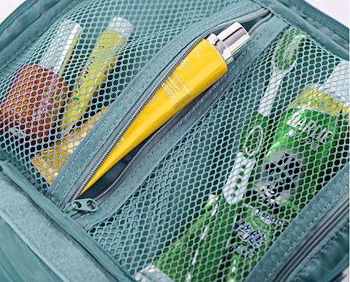 KNDDYY Toiletry Bag Travel Bag, Makeup Cosmetic Bag Travel Organizer for Accessories (Blue)