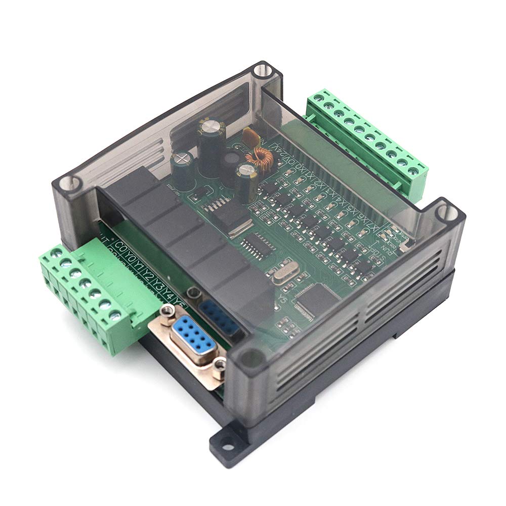 DollaTek DC24V Plc Industrial Control Board Controller FX1N-14MR Board Relay output