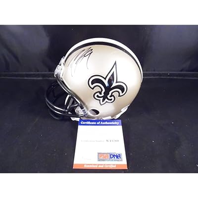 Drew Brees Autographed Signed Mini Helmet New Orleans Saints