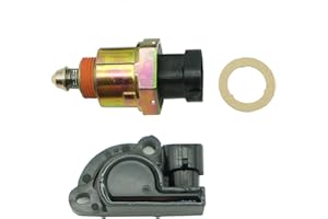 JSNOOKN Throttle Position Sensor and Idle Air Control Valve for Chevrolet Camaro C1500 G20 G30 S10 Blazer Astro Buick Century Roadmaster GMC Jimmy C2500 K3500 Yukon Oldsmobile Bravada Pontiac TPS IAC