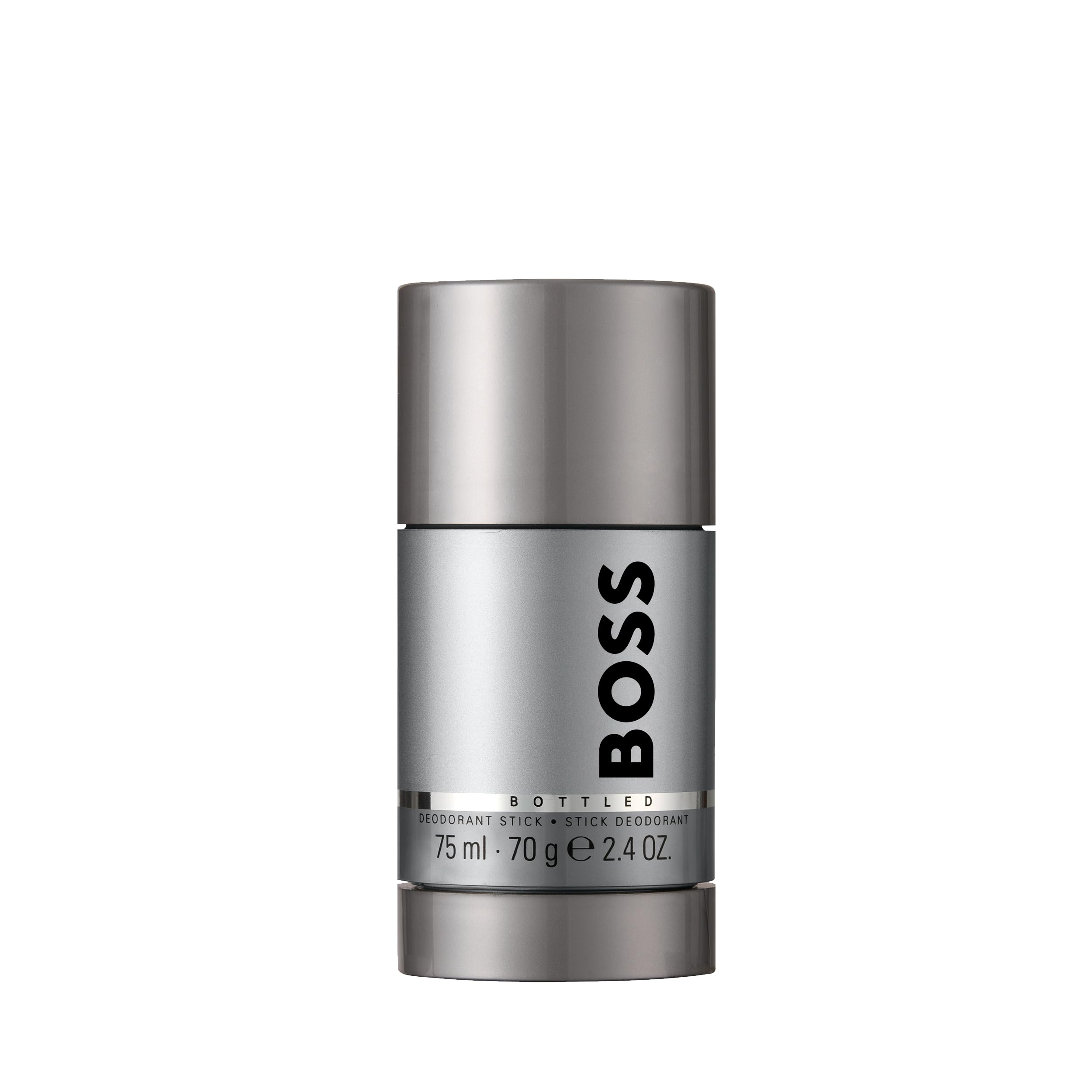 BOSS Bottled Deodorant Stick for Him - Woody Scent with Notes of Apple, Cinnamon and Wood - Light Longevity - 75ml