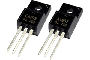 VANXY 12pcs 2SA1837 2SC4793 (6pcs PNP A1837 + 6pcs NPN C4793) TO-220 BJT Bipolar Junction Transistor