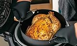 Ninja Heat Resistant Silicone Mitts 2-Piece Black 6.5 & 8 Qt Official Accessory view 2