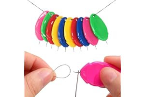 10pcs Sewing Machine Needle Threader, New Easy to Use Needle Threaders Tool Self-Thread Guide DIY Apparel Sewing Accessories 