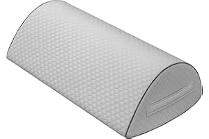 Knee Pillow for Side Sleepers – Ergonomic Leg Pillow with Memory Foam – Positioning Pillow for Knees, Back & Hips – Neck Roll