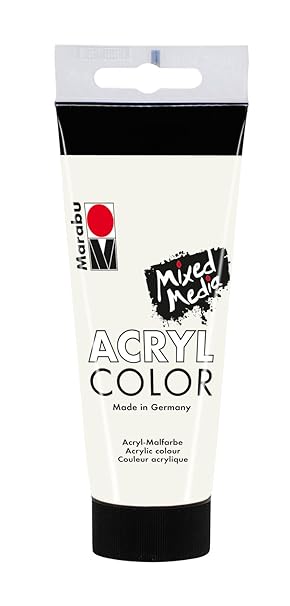 Marabu 0012010050070 - Acryl Color 100 ml, weiß