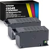 Hosaam C9345 Ink Maintenance Box Replacement for WF-7840 ET-16650 ET-16600 ET-8550 ET-5850 ET-5880 ET-8500 WF-7820 WF-7310 ET-5800 EC-C7000 ST-C8000 ST-C8090 Printers (C12C934591/PXMB9/C9345)(2 Packs)