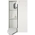 Iron-A-Way Built-In Ironing Center with 42 Inch Ironing Board, Hot Iron Storage and Flat White Door-NE42FWU