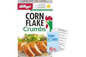 Corn Flake Crumbs Bundle. Includes (1) Box of Corn Flake Crumbs (575g) with Water Cooler Trivia Game by BIG MAPLE?. Cook With