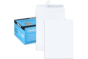 ValBox 9x12 Self Seal Catalog Envelopes 250 Packs White Envelopes with Peel and Seal Flap for Mailing, Organizing and Storage