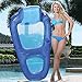 Aqua Fabric Comfort Recliner Water Lounge, X-Large, Pool Float, Blue/Aqua