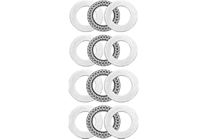 GUSIRUI 4 Sets AXK2035 Thrust Needle Roller Bearings with Washers 20mm Bore 35mm OD 2mm Width