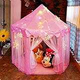 Otmake Indoor Easy Assemble Hexagon Play Tent For Children Princess Castle Play Tent
