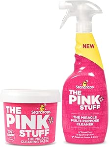 Stardrops - The Pink Stuff - The Miracle Cleaning Paste and Multi-Purpose Spray 2-pack Bundle ( 1 Cleaning Paste, 1 Multi-Purpose Spray)