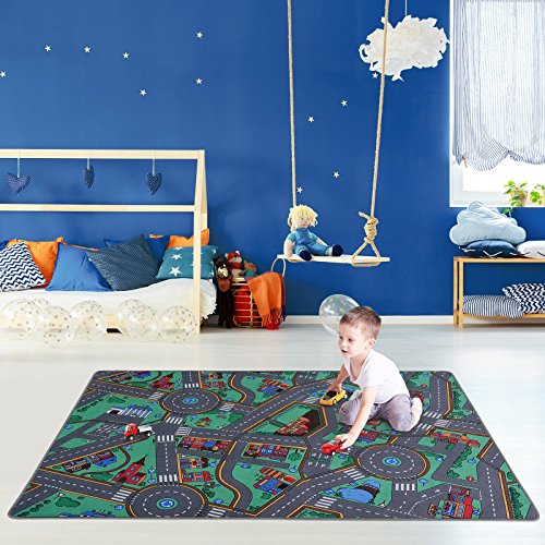 image for casa pura Kids Play Mat - Kids Rug for Playroom, Non Toxic Anti-Slip |