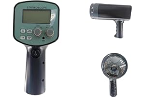 Portable Digital Stroboscope with Measuring Range 50 to 20,000 FPM LCD Display