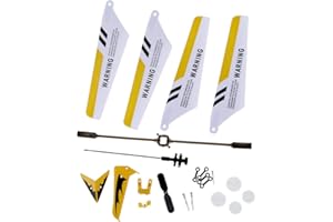EastVita S107 Full Replacement Parts Set for Syma S107 RC Helicopter (Set of 19,Yellow)