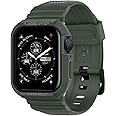 Spigen Rugged Armor Pro Designed for Apple Watch Case with Band Series 9/8/SE2/7/6/SE/5/4 41mm/40mm