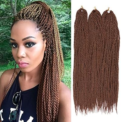 1packs 18 Senegalese Twist Crochet Hair 201g Twist Crochet