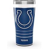 Tervis Traveler NFL Indianapolis Colts - MVP Triple Insulated Tumbler Travel Cup Keeps Drinks Cold & Hot, 20oz, Stainless Steel