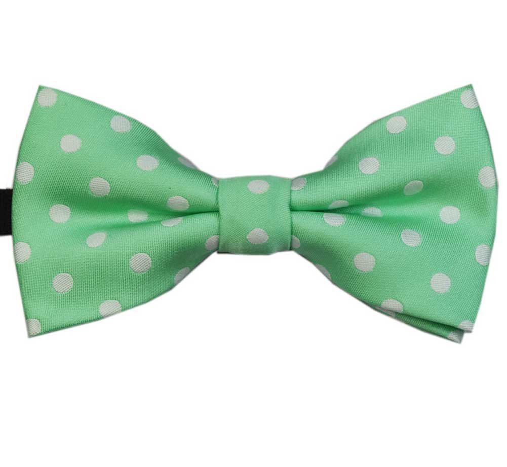 heypet Colorful Dots Bow Tie, Adjustable Bowtie Fashion Accessories for Pet Dog Cat DLJ06 (Green) — image 1