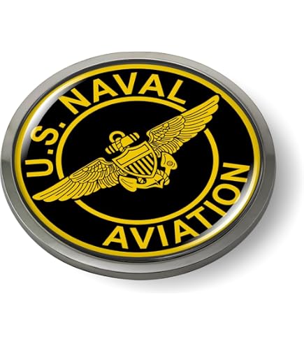Amazon.com: Naval and Marine Aviator Metal Decal Auto Emblem