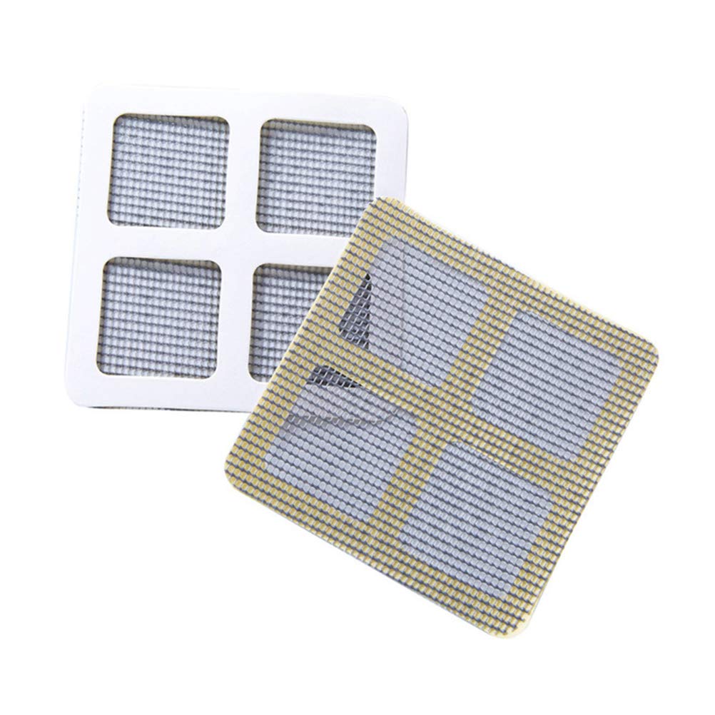 Calayu Fly screen, screen door repair sticker, insect screen, 10 x 10 cm, fly protection, network window, screens, repair, anti-mosquito net, 3 pieces