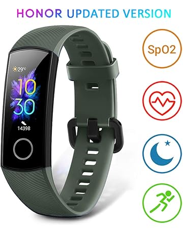 HONOR Band 5 smartwatch,Pulsera de Actividad Inteligente Reloj Impermeable IP68 con Pulsómetro,Monitor de Actividad Deportiva, Fitness Tracker con Podómetro
